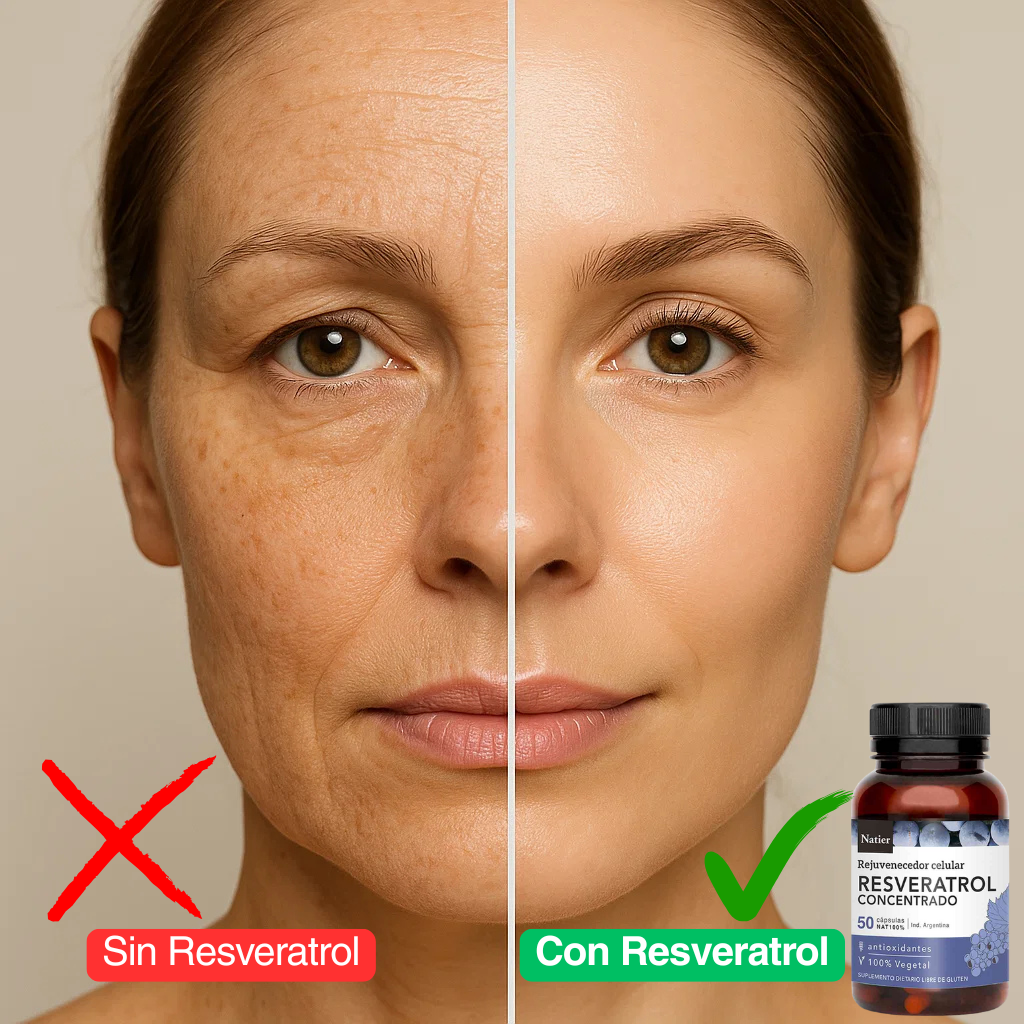 Natier™ - Cápsulas de Resveratrol Concentrado