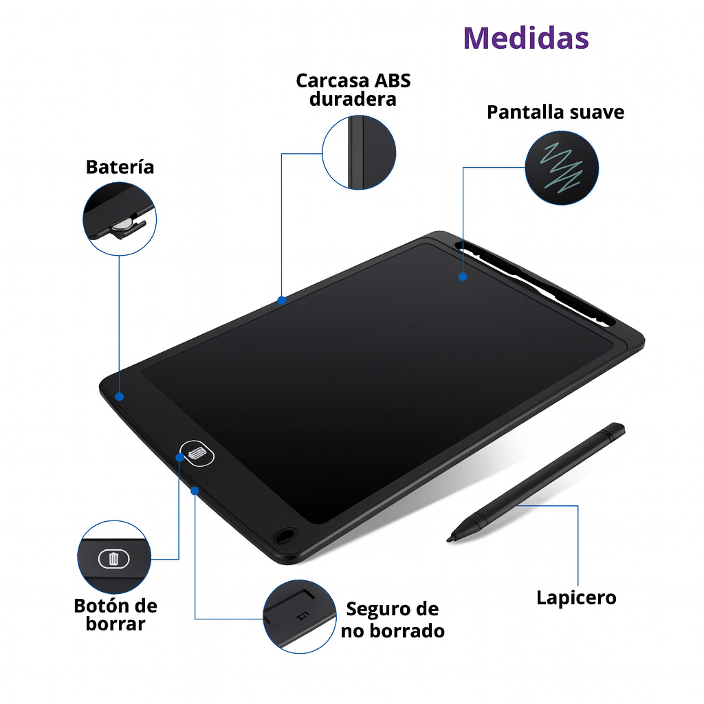Tablet Mágica™ – LCD DE DIBUJO BORRABLE